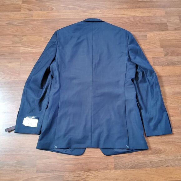 Tommy Hilfiger THFLEX Men's Wool Modern Fit Suit Jacket Blazer 42L Navy Blue - Picture 7 of 9